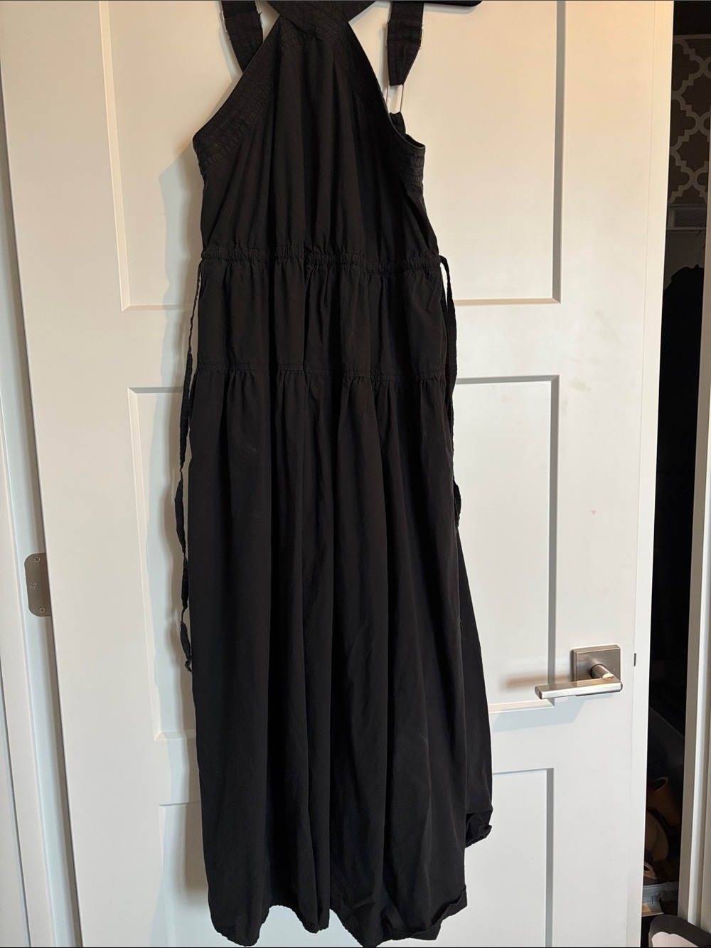 Madewell Black Halter-Neck Maxi Dress
